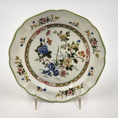 Mikasa Heritage F2006 Imari Bouquet Round Serving Platter with Scalloped Edge 8"