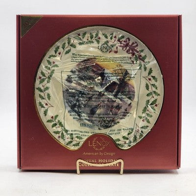 Lenox 2010 Annual Collector Christmas Plate 20th Series Numbered Holiday Skaters