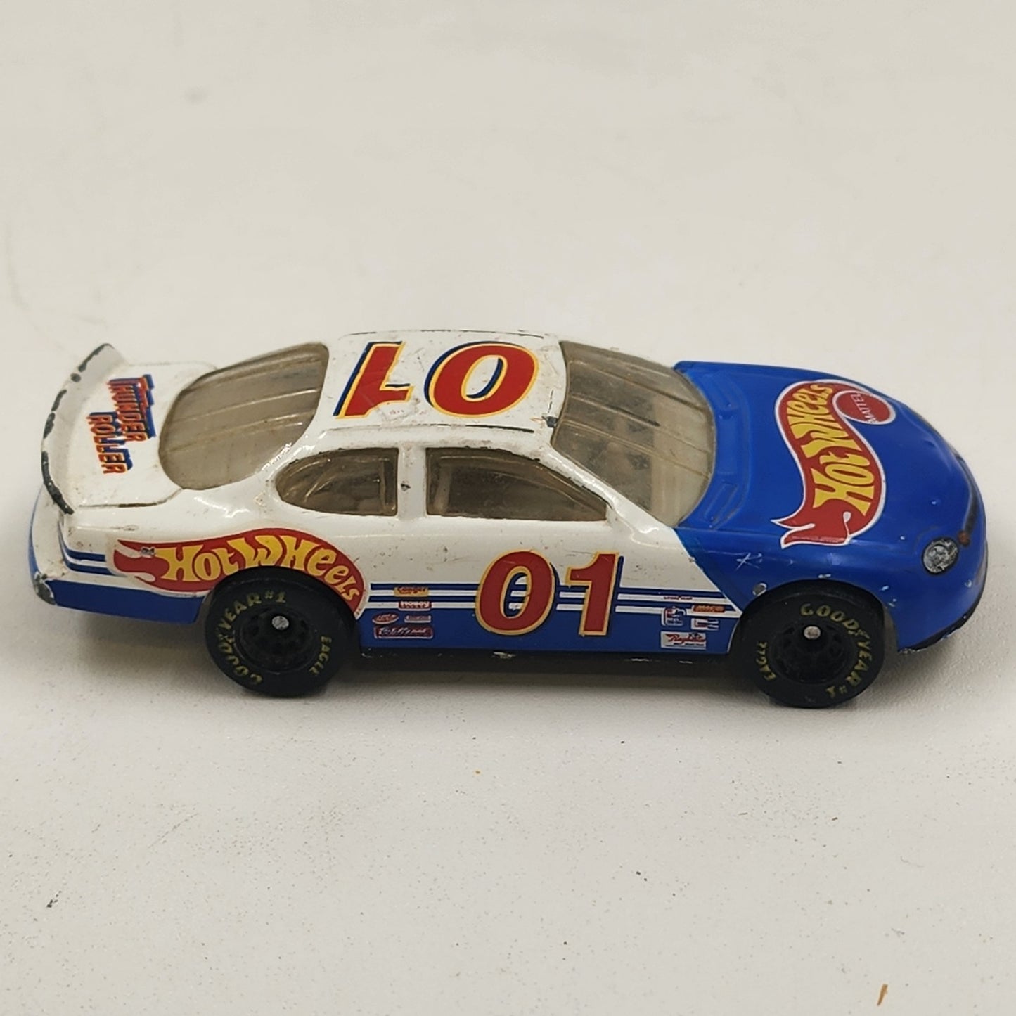 Mattel Hot Wheels #01 Thunder Roller NASCAR Racing Race Car Rare 1997 Vtg China