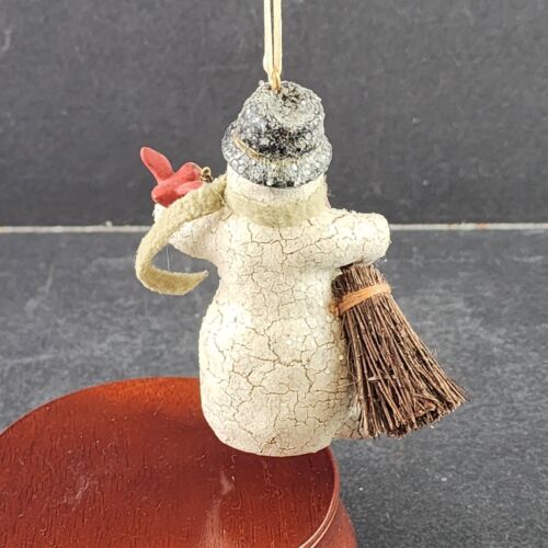Hallmark Keepsake Ornament Snowy Friend Memories of Christmas Archive Chalkware