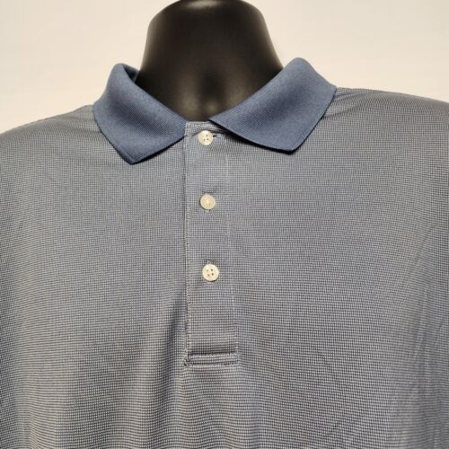 Lyle and Scott Performance Polo Golf Shirt Men's XL Light Blue Short Sleeve Poly