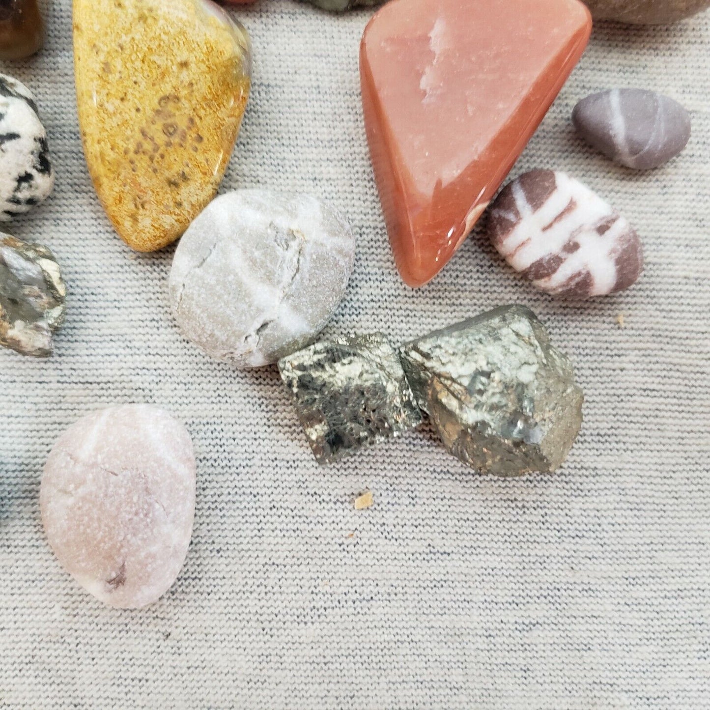 Lot of Loose Assorted Stones for Jewelry Making Gem Stones for Wire Wrap Jewelry