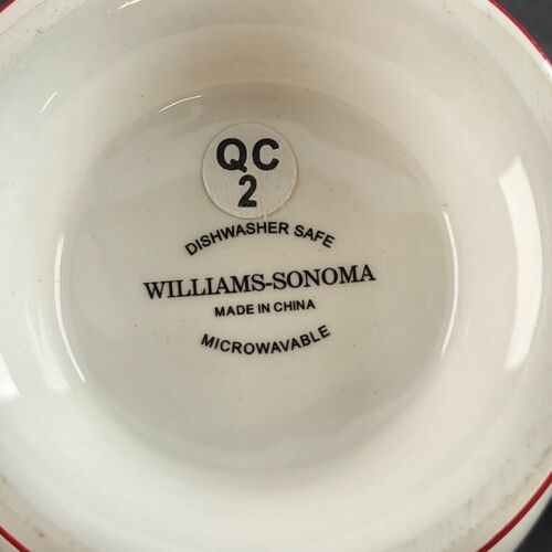 Williams Sonoma Snowman Chef Hot Cocoa Mugs Coffee Cups Holiday Christmas 4 pc