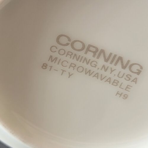 Corning Ware Creamer Pitcher Silk and Roses Pattern 81-TY Microwaveable USA