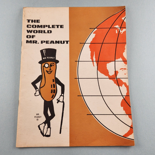 The Complete World Of Mr Peanut Vintage 1967 Recipe And Facts Booklet
