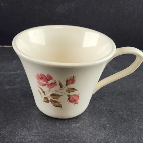 Steubenville Pottery Caroline Rose 5 Piece Place Setting Vintage 1960's