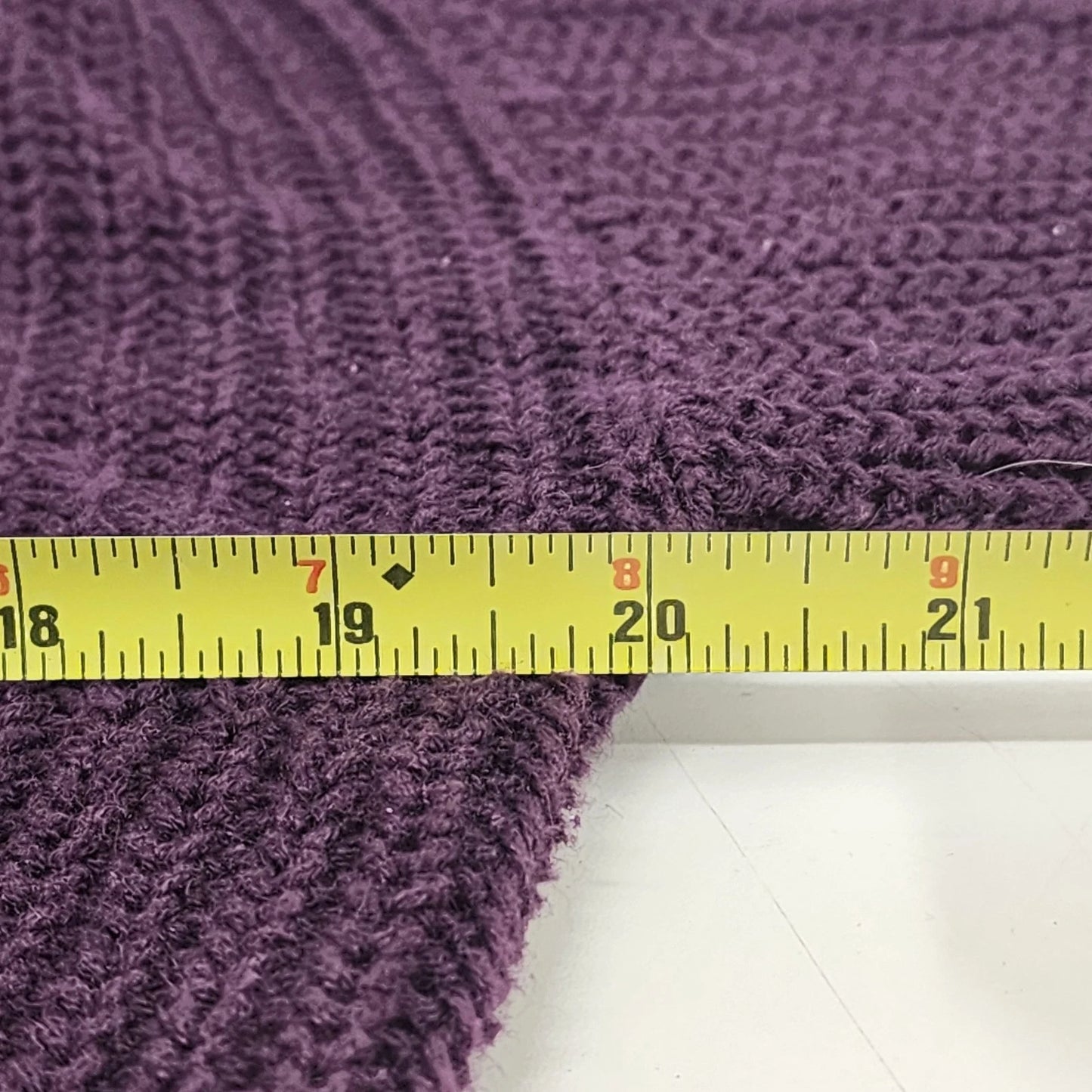 Vintage Gachet Womens Medium Geometric Knit Sweater Purple