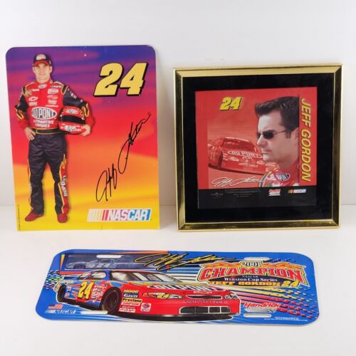 NASCAR Jeff Gordon No 24 Memorabilia Lot of Die Cast Cars DVD Other Memorabilia