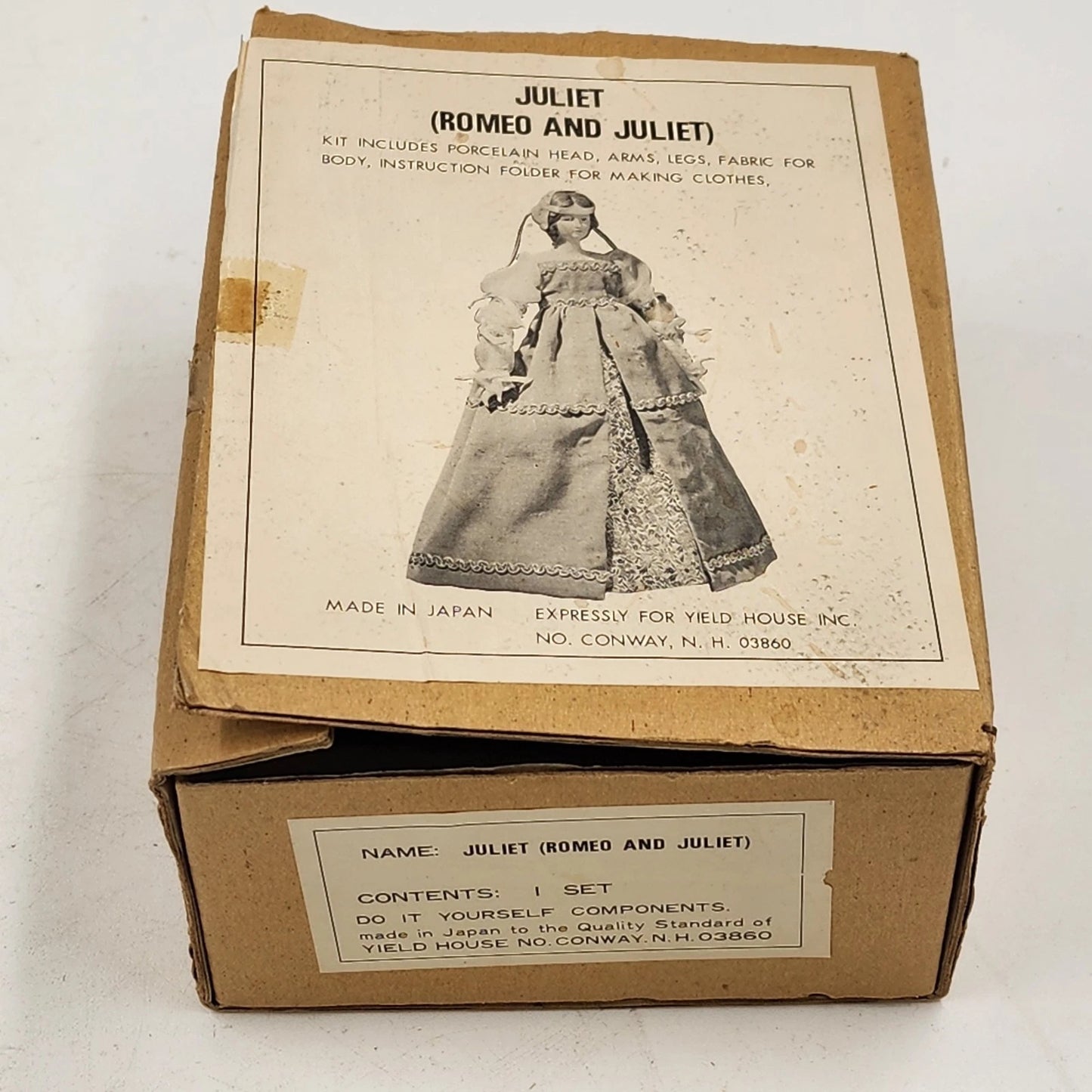Juliet Bisque Doll Kit Yield House Includes Head Arms and Legs (Romeo & Juliet)