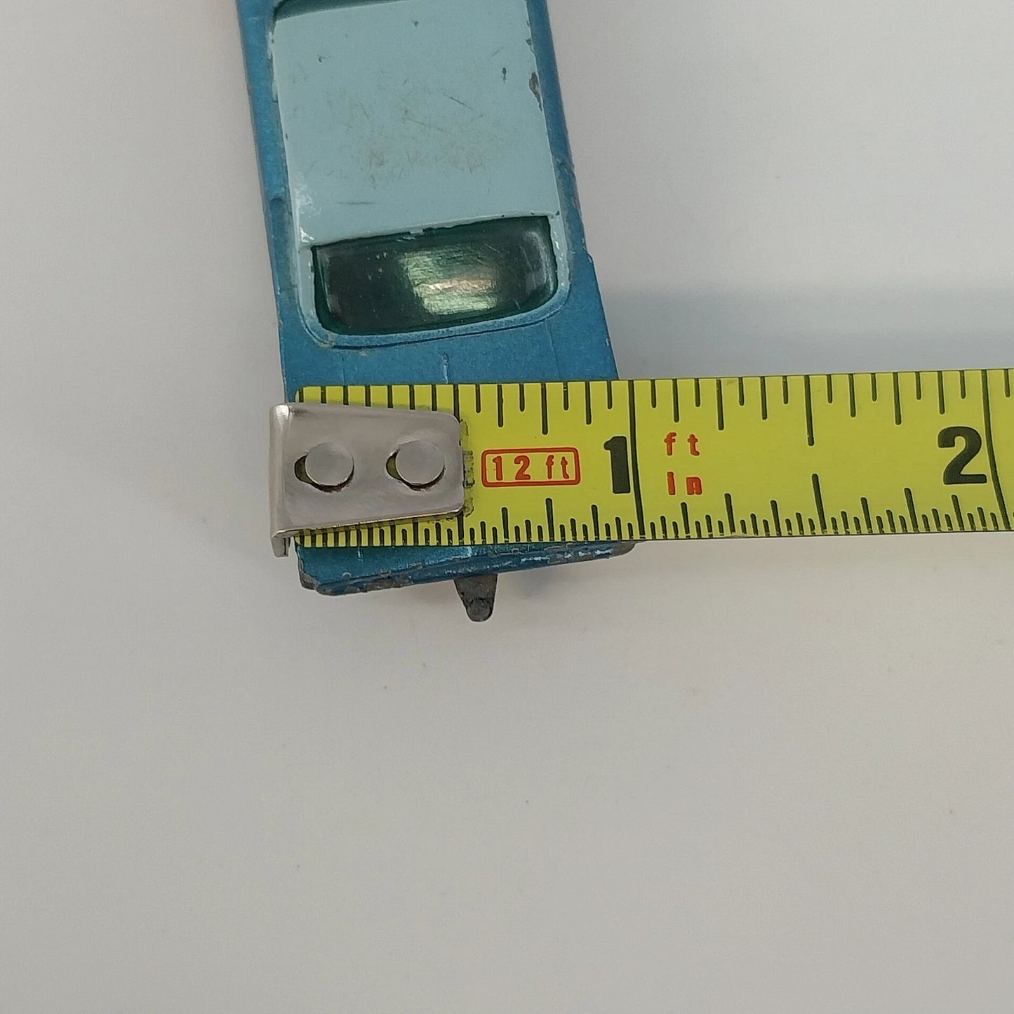 Lesney Matchbox No 57 Chevrolet Impala Two Tone Blue Diecast Car Toy England Vtg