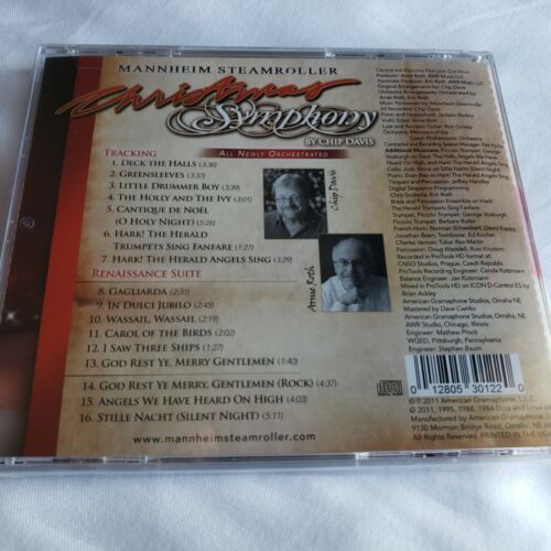 Mannheim Steamroller Christmas Symphony by Chip Davis 2011 Sealed Music CD Album
