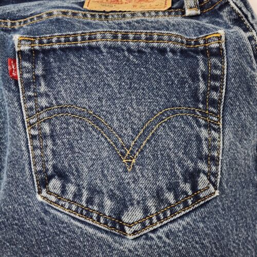 Levi's Jeans Pants Men's Size 36 x 32 Blue Loose Straight Denim 505 Distressed