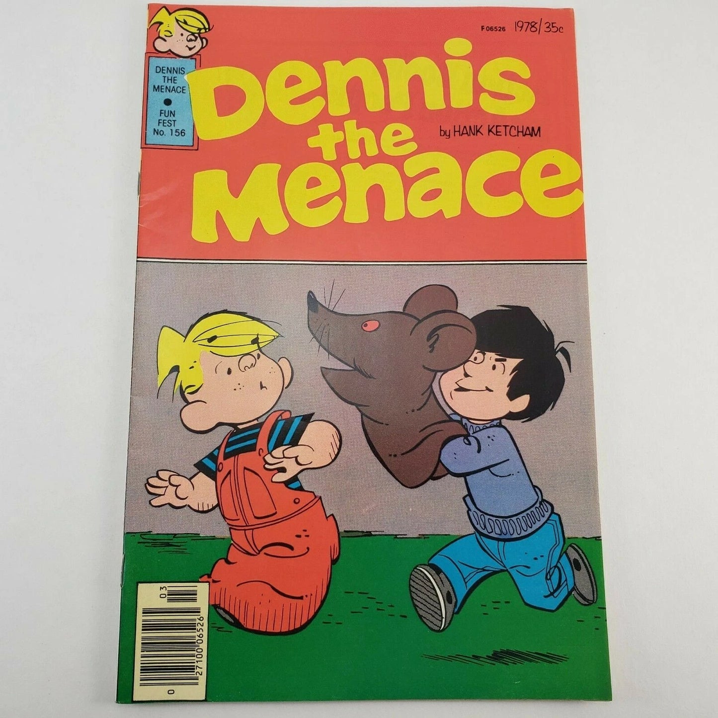 6 Dennis the Menace Comic Books Lot 1977–1978 by Hank Ketcham VG+ Condition