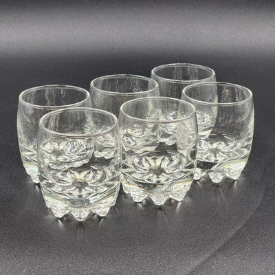 Set 6 Bormioli Rocco Galassia Shot Glasses Rocks Low Ball Barware 2.25oz Italy