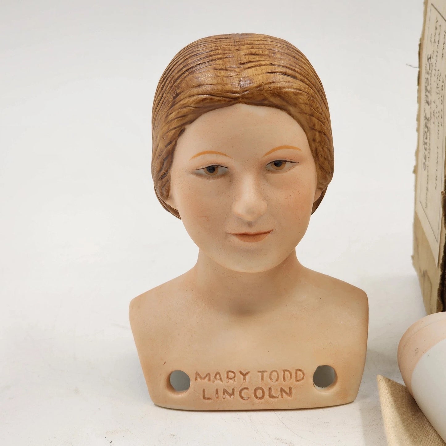 Mary Todd Lincoln Doll Kit Yield House Inc Head Arms Legs Body Fabric & Pattern