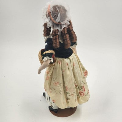 Franklin Heirloom Dolls Strawberry Girl Porcelain By Kate Lloyd Jones 1983 15"