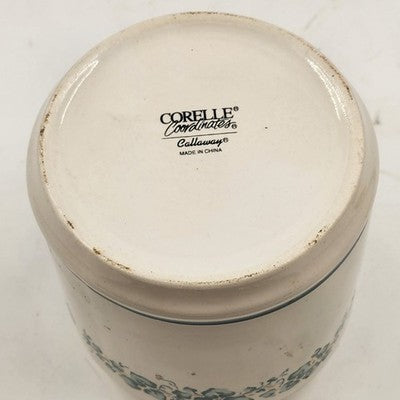 Corelle Coordinates Callaway Ivy Canisters 5" Ivy Kitchen Storage Corning No Lid