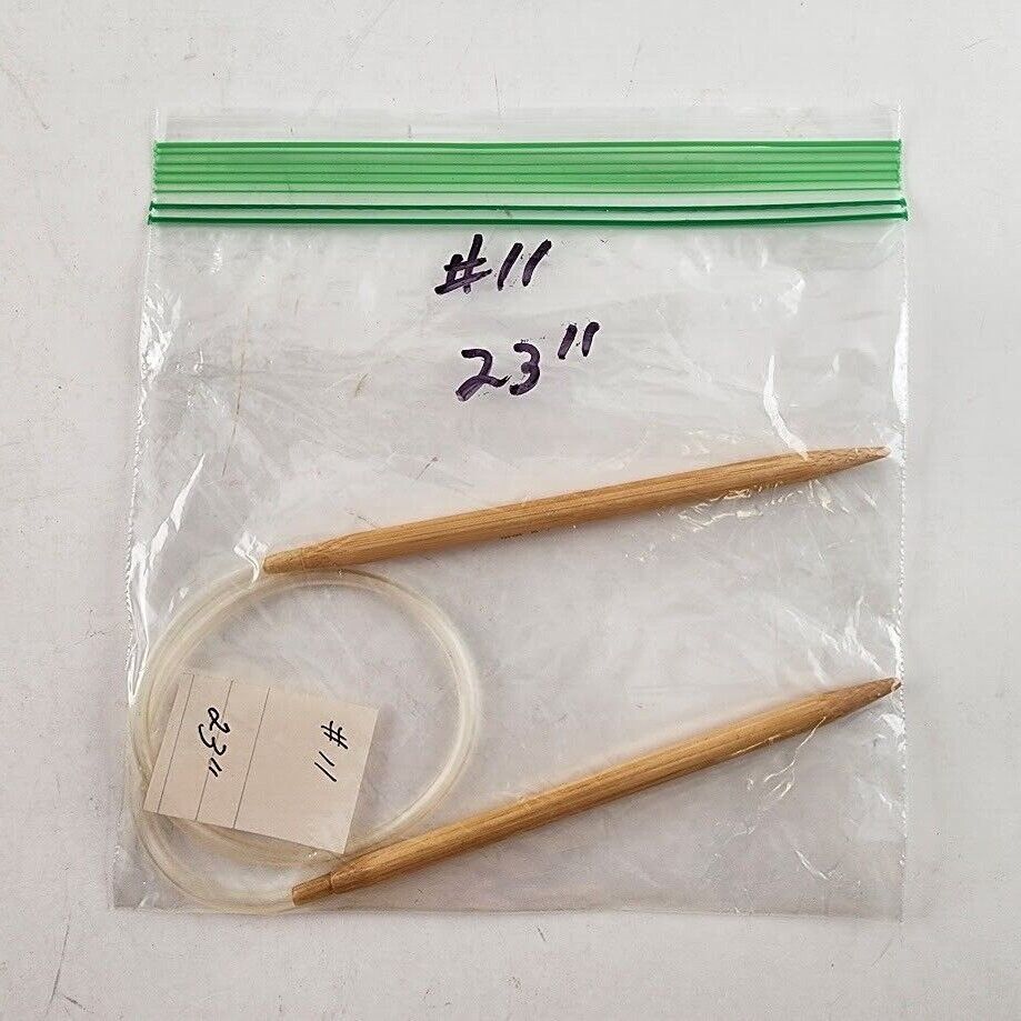 Circular Knitting Needle Bamboo Plastic Metal Size 8 - Size 15 Length 16" - 32"