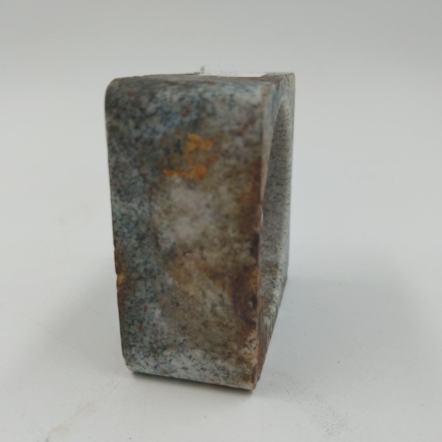 Goose Shaped Antique Candy Mold Ceramic 2.25" Square Blank Reverse Side