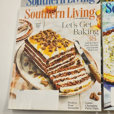 8 Southern Living Magazine Editions Including March to October 2021 By Meredith