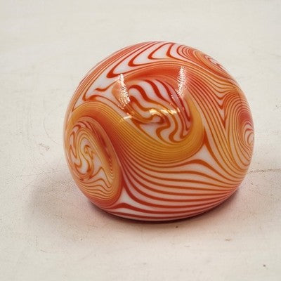 Northern Star N355 Smyers Iridescent Studio Art Glass Paperweight 1977
