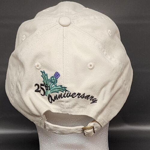 2007 Fiddlesticks 25th Anniversary Golf Hat Off-White Adjustable Strap Back Cap
