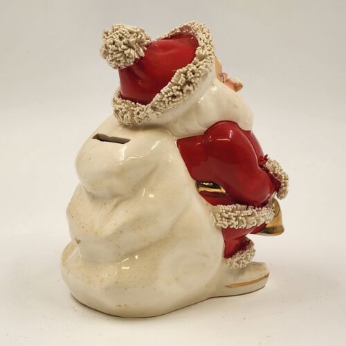 Spaghetti Santa Claus Bank 1960 Vintage Midcentury Japan Display Insert Orig Box