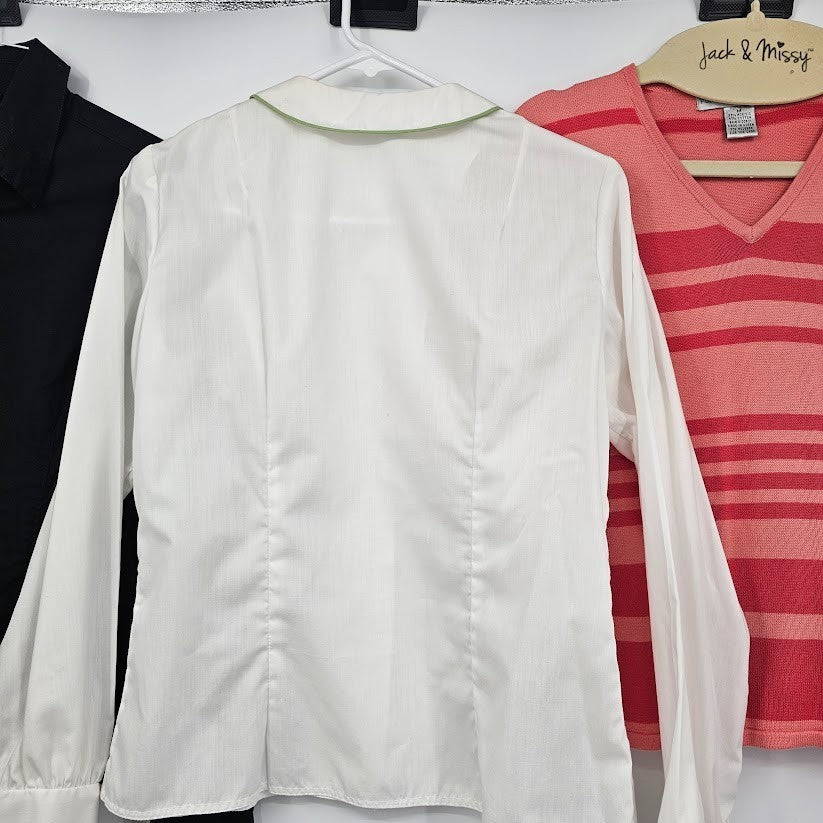 5 Ladies Tops & Jacket Size Medium Mix Fundamental Things Mirrors Bundle Lot