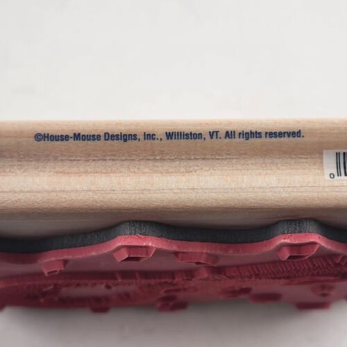 Stampabilities Wooden Mounted Rubber Stamp Balloon Ride Design/Pattern Vintage