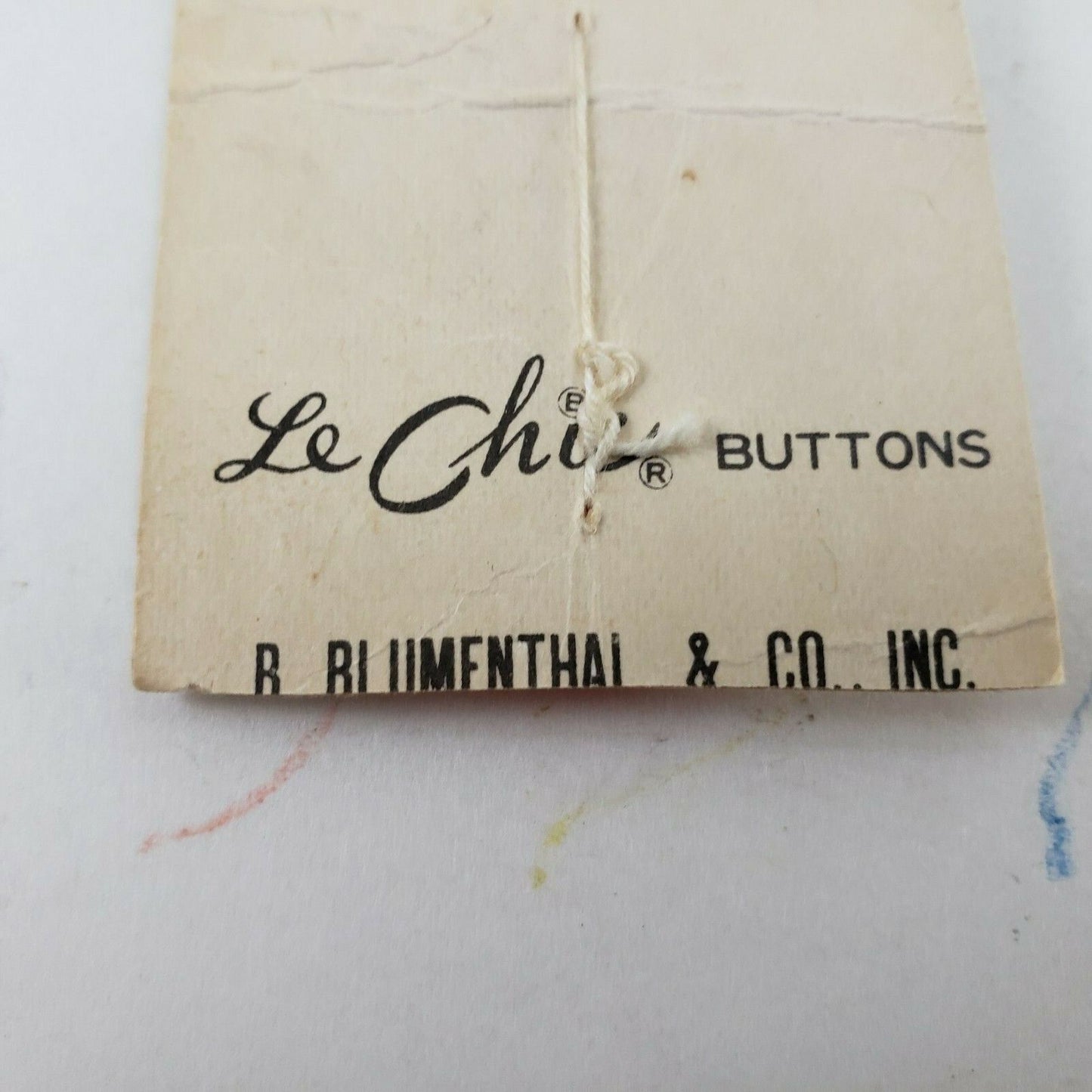 15 Vintage Buttons La Mode LeChic Red Orange Mother of Pearl Green Italy