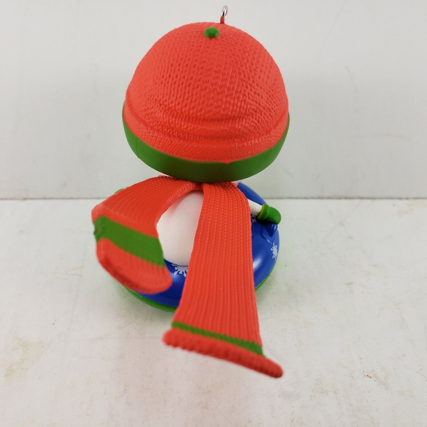 2018 Hallmark Christmas Tree Ornament Grandson Snow Tubing MIB Orville Wilson