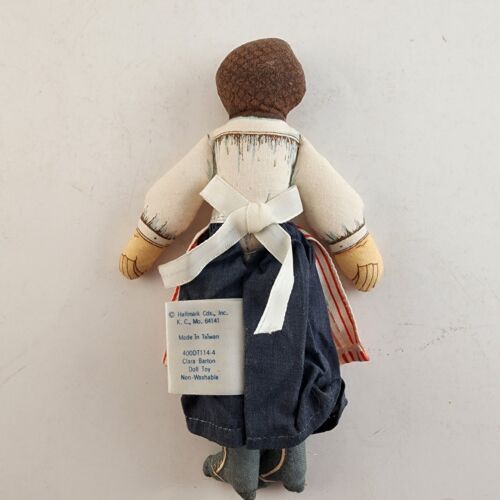 3 Hallmark 1979 Cloth Doll Toys Clara Barton Davey Crockett Mark Twain Vintage
