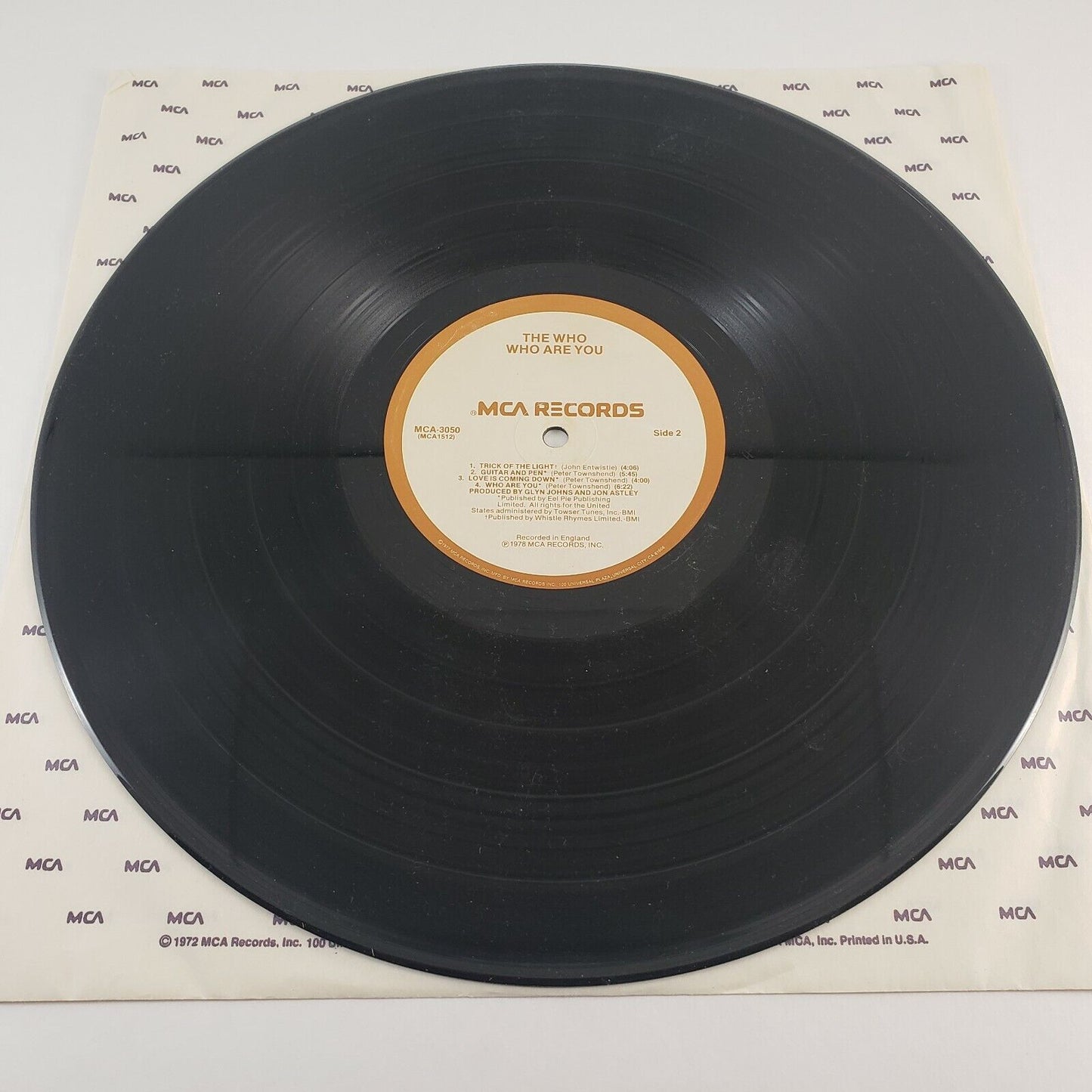 Who Are You by The Who LP Vinyl Album MCA3050 Music Must Change NEW SONG