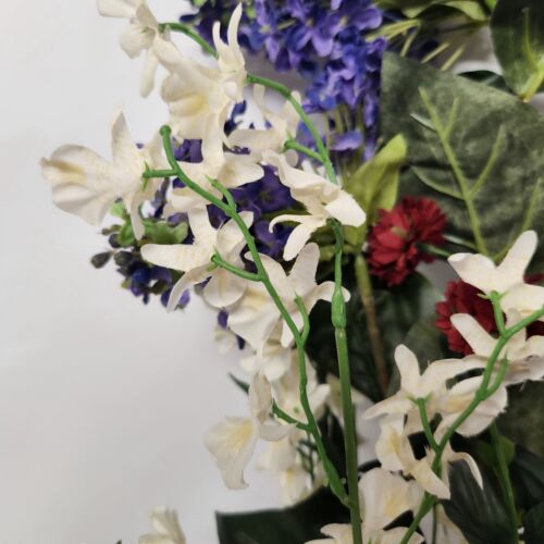 Lot Silk Flowers Sunflower Baby Breath Mums Bouquet Centerpiece 50+ buds NO VASE