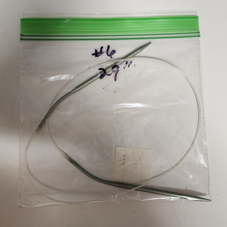 Circular Knitting Needle Bamboo Plastic Metal Size 0 - Size 7 Length 16" - 32"