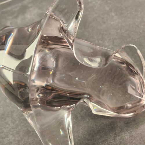 Viking Glass Paperweight Seal Balancing A Ball Figurine 7.25" New Martinsville