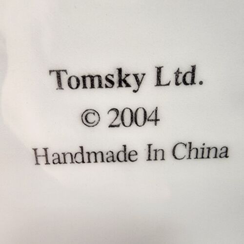 Tomsky Snowman Lg Cookie Jar Red Car Full of Toys Presents Tree Decorations 2004