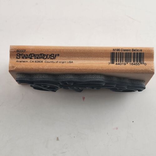 Stampendous Motivational Words & Sayings Wooden Mounted Rubber Stamps