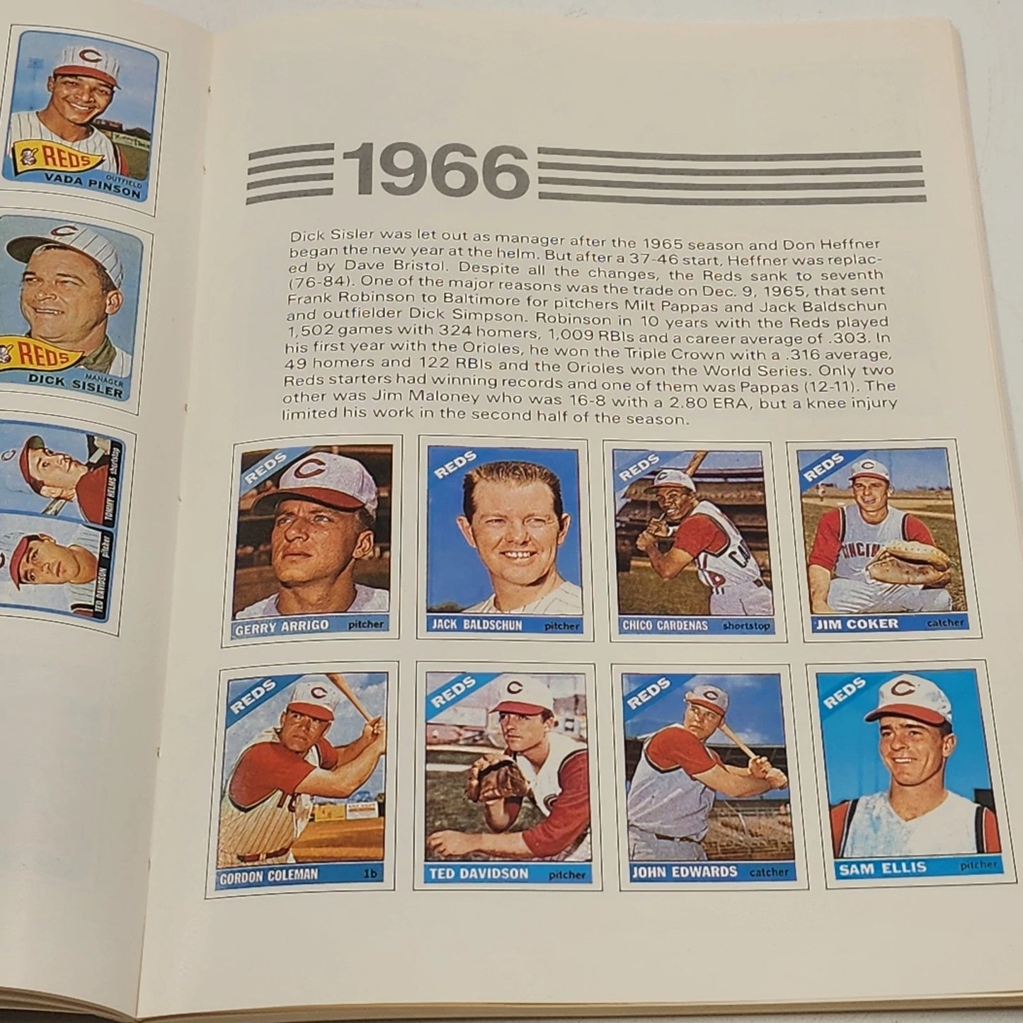1988 Cincinnati Reds Topps Baseball Card Collectibles Book By Price Stern Sloan