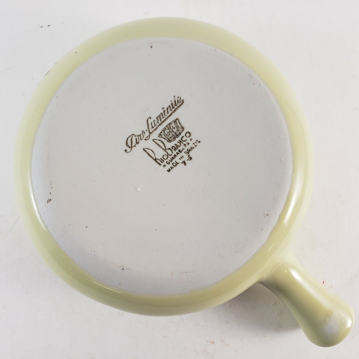 Hotel Leme Palace Pottery Ashtray Dira Luminite Brazil Rio