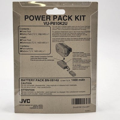 JVC VU-P810K2U Power Pack Kit Rechargeable Battery Digital Camera USED OEM