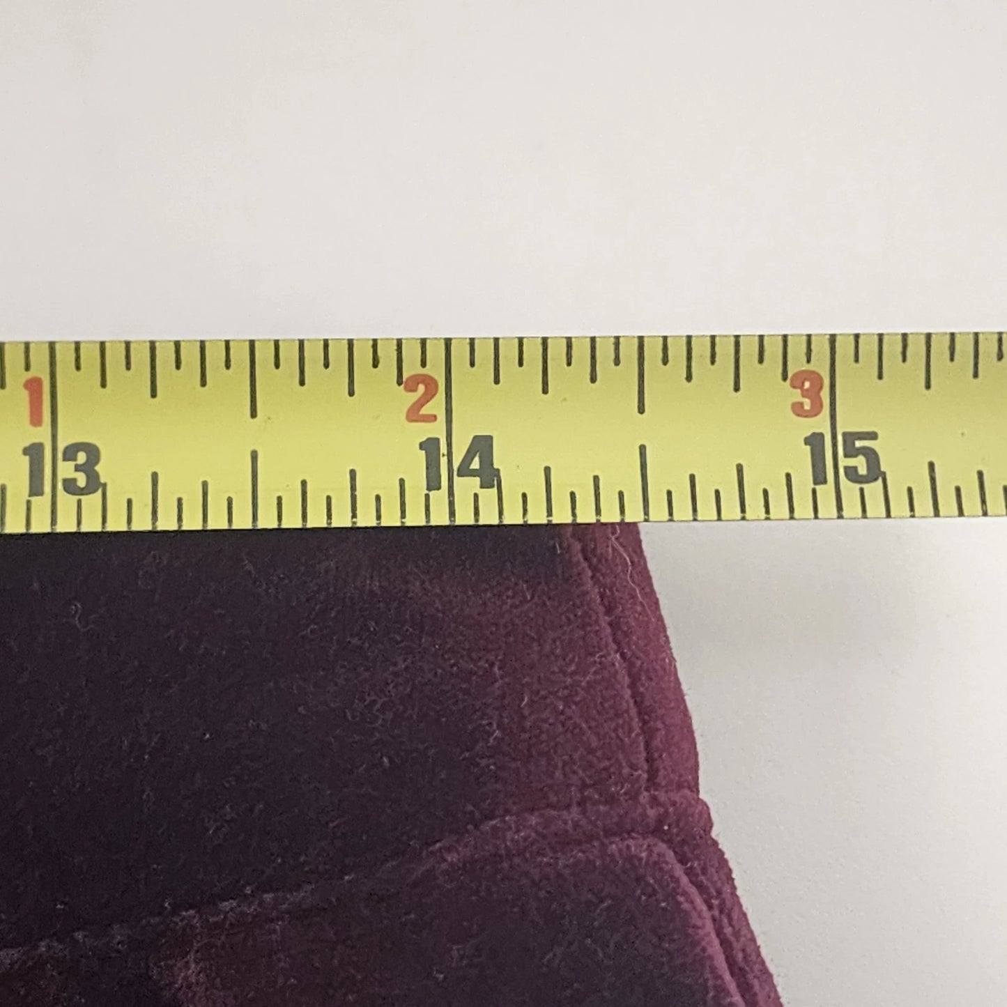 Newport News Jeanology Maroon Pants Size 10 Suede-Like Soft Stretch Cotton Vtg