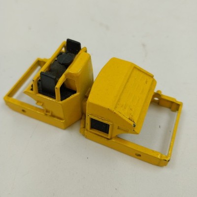 Hot Wheels 69 Road Steam Roller Diecast Car Toy 3" Yellow Vintage 1986 Malaysia