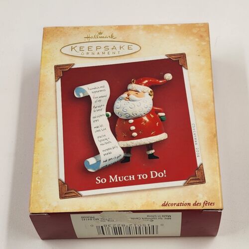 3 Hallmark Keepsake 2004 Ornaments SO MUCH TO DO Snow Sculpture BEARING COLORS