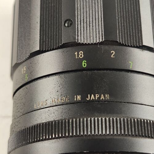 Soligor Tele-Auto 1:2.8 f=135mm Lens 17122861 2 Caps Filter Tiffen 55mm Sky Case