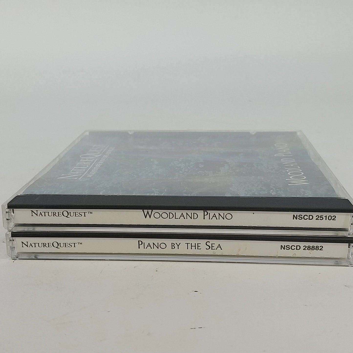 NatureQuest Woodland Piano & Piano By The Sea 2 CD Lot Relaxation Nature Sounds