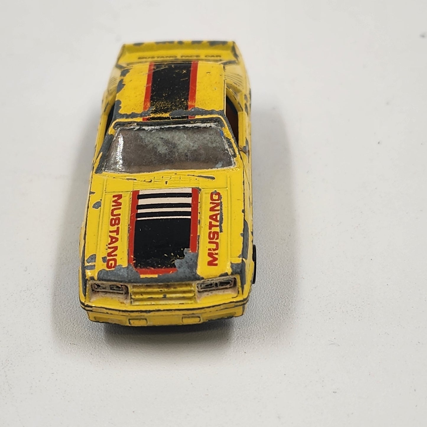 4 Yatming Diecast Car Toys Blue Delightful Van Porche #16 Yellow Car #22 Mustang