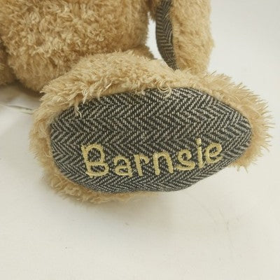 Barnsie in Barnes & Noble Plush Teddy Bear Tan Bow Tie 12" Stuffed Toy Animal