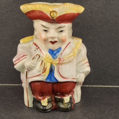 Royal Doulton Ceramic Toby Character Jug Revolutionary Man w White Coat Vintage