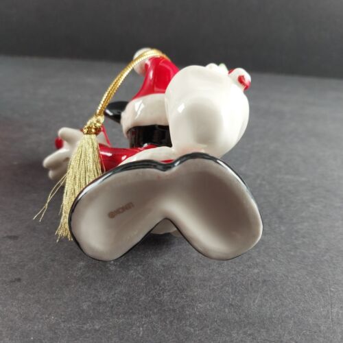 Lenox Christmas Ornament Merry Mickey Mouse Holiday Fine Porcelain New Boxed